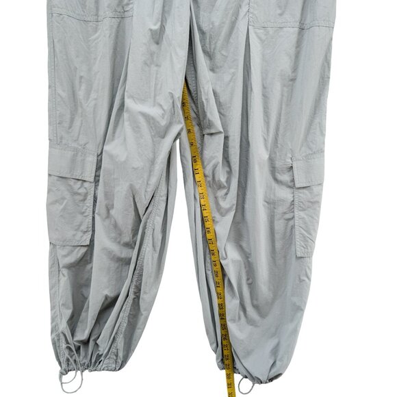 Daily Practice Anthropologie Base Jump Parachute Pants Womens Green Cargo Sz XL - Picture 8 of 13